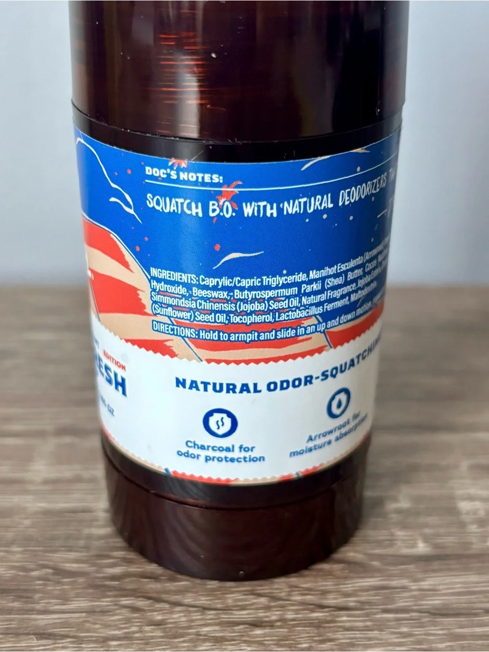 Dr. Squatch limited edition scent freedom Fresh men’s natural deodorant 2.65oz